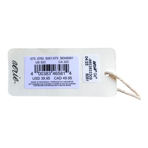 Aerie Smoothez Lightly Lined Bra Full Coverage Black Size Women's Size 32C NWT - Picture 8 of 16